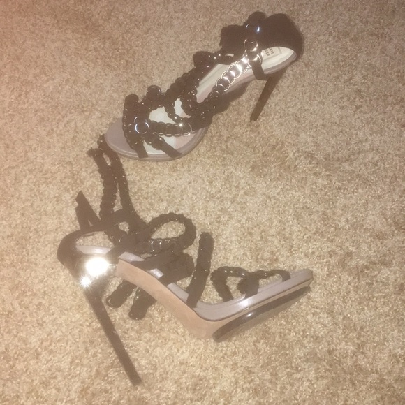 Herve Leger Chain Sandals